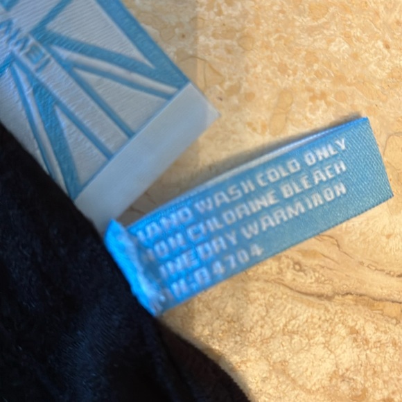 SURVIVAL long black cardigan duster, waterfall front, fluted edges. L - Picture 11 of 16